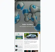 Kleine Seitenvorschau von addis-techblog.de