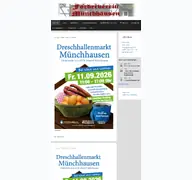 Kleine Seitenvorschau von dreschhalle-muenchhausen.de