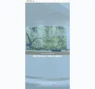 Kleine Seitenvorschau von aerztehaus-hirschberg.de
