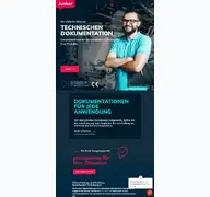 Kleine Seitenvorschau von junker-technischedokumentation.de