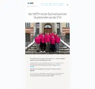 Kleine Seitenvorschau von vseth.ethz.ch