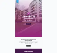 Kleine Seitenvorschau von orthopaedie-am-palast.de