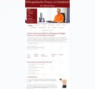 Kleine Seitenvorschau von orthopaedie-pape.de