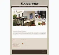 Kleine Seitenvorschau von kaiserhof-siegburg.de