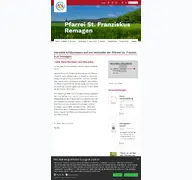 Kleine Seitenvorschau von st-franziskus-remagen.de