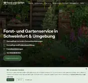 Kleine Seitenvorschau von gartenservice-sw.de