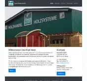 Kleine Seitenvorschau von kall-holz.de