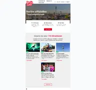 Kleine Seitenvorschau von berlin-welcomecard.de