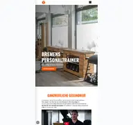 Kleine Seitenvorschau von bremens-personaltrainer.de