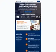 Kleine Seitenvorschau von ibh-arbeitssicherheit.de