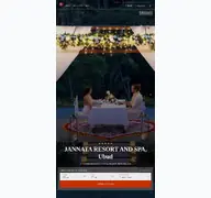 Kleine Seitenvorschau von jannataandspa.resorthotel.de