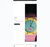 Kleine Seitenvorschau von wristpop.de