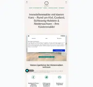 Kleine Seitenvorschau von kuestenmakler.de