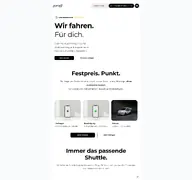 Kleine Seitenvorschau von kuestenshuttle.de