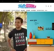 Kleine Seitenvorschau von hallogeschenk.de