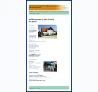 Kleine Seitenvorschau von praxis-im-dorf.de