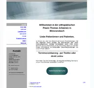 Kleine Seitenvorschau von praxis-johannes.de