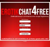 Kleine Seitenvorschau von erotikchat4free.org