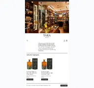 Kleine Seitenvorschau von store.tara-spirits.de