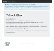 Kleine Seitenvorschau von elaon.de