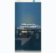 Kleine Seitenvorschau von strandcafe-seeblick-borkum.de