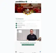 Kleine Seitenvorschau von pandalicious.de