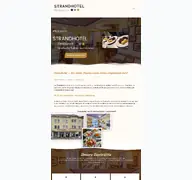 Kleine Seitenvorschau von strandhotel-restaurant.de
