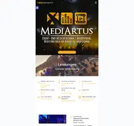 Kleine Seitenvorschau von mediartus.de