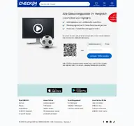 Kleine Seitenvorschau von streaming.check24.de