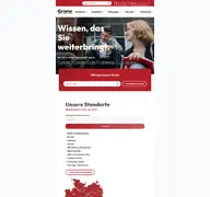 Kleine Seitenvorschau von grone.de