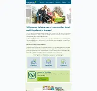 Kleine Seitenvorschau von vacances.de