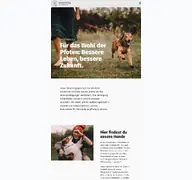Kleine Seitenvorschau von adoptadog.de