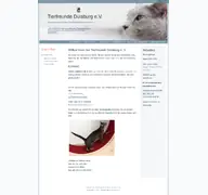 Kleine Seitenvorschau von tierfreunde-duisburg.de