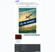 Kleine Seitenvorschau von aeroclub-bexbach.de