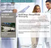 Kleine Seitenvorschau von aerztehaus-postcenter.de