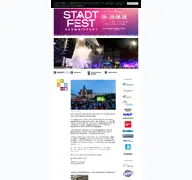 Kleine Seitenvorschau von stadtfest-schweinfurt.de