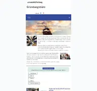 Kleine Seitenvorschau von gruenden.uni-freiburg.de