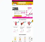 Kleine Seitenvorschau von tigerhebezeuge-shop.de