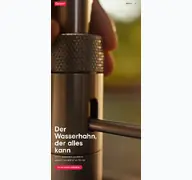 Kleine Seitenvorschau von quooker.de