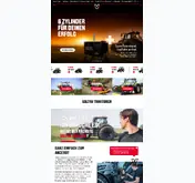 Kleine Seitenvorschau von valtra.de