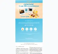 Kleine Seitenvorschau von lindt-sommerpromotion.de