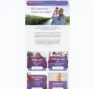 Kleine Seitenvorschau von leben-mit-alzheimer.de