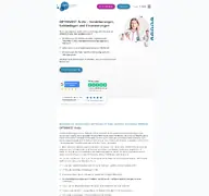 Kleine Seitenvorschau von optinvest-aerzte.de