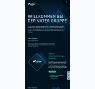 Kleine Seitenvorschau von vater-gruppe.de