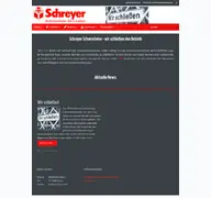 Kleine Seitenvorschau von schreyer-schornstein.de