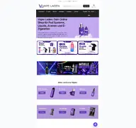 Kleine Seitenvorschau von vape-laden.de