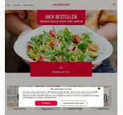 Kleine Seitenvorschau von vapiano.myhypersoftapp.de