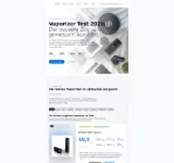 Kleine Seitenvorschau von vaporizer-review.de