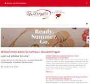 Kleine Seitenvorschau von schuh-staudenmayer.de