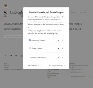 Kleine Seitenvorschau von liebieghaus.ticketfritz.de